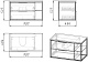 Grossman Мебель для ванной Лофт 90 GR-3015 подвесная веллингтон/черный – картинка-20